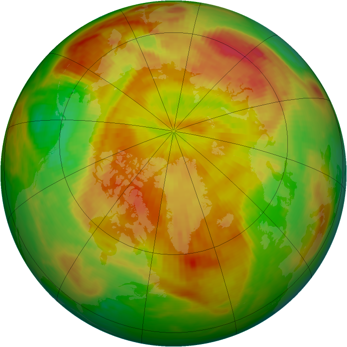 Arctic ozone map for 02 May 1989